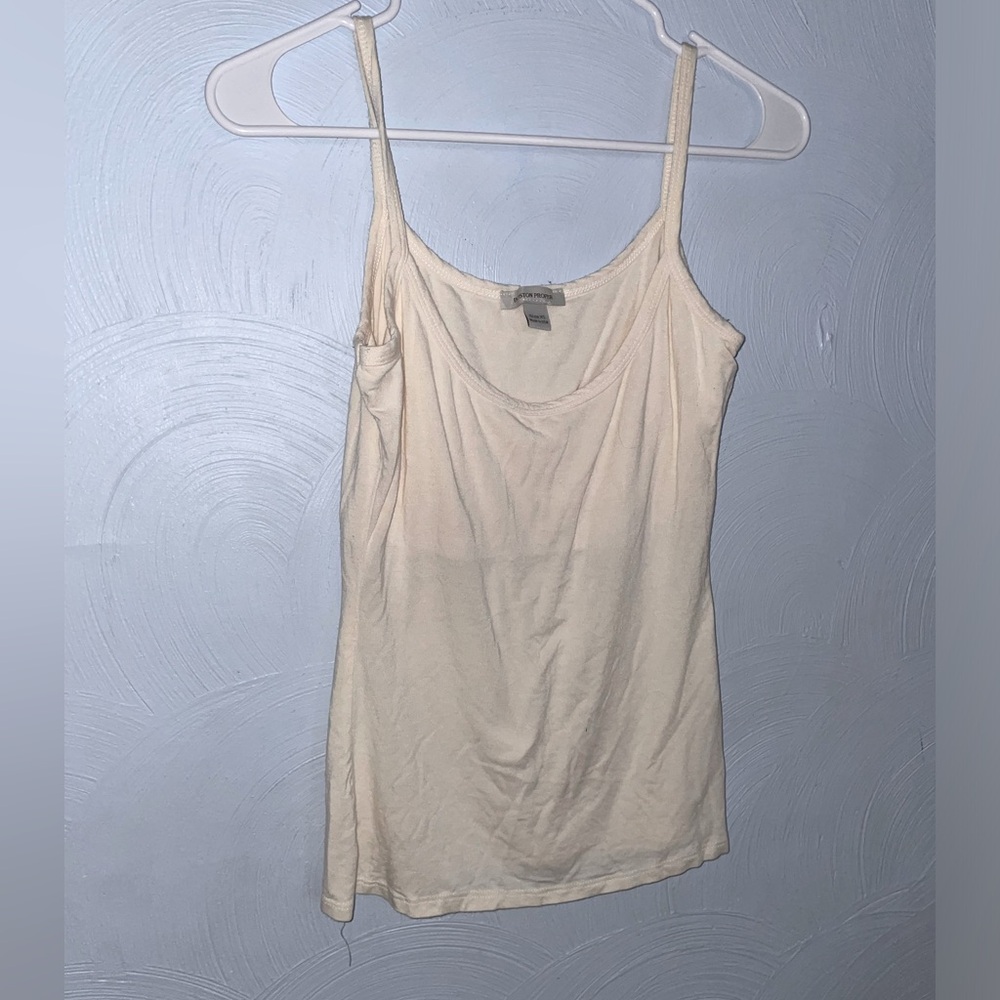 Women’s XS Boston Proper Cream Tank Top